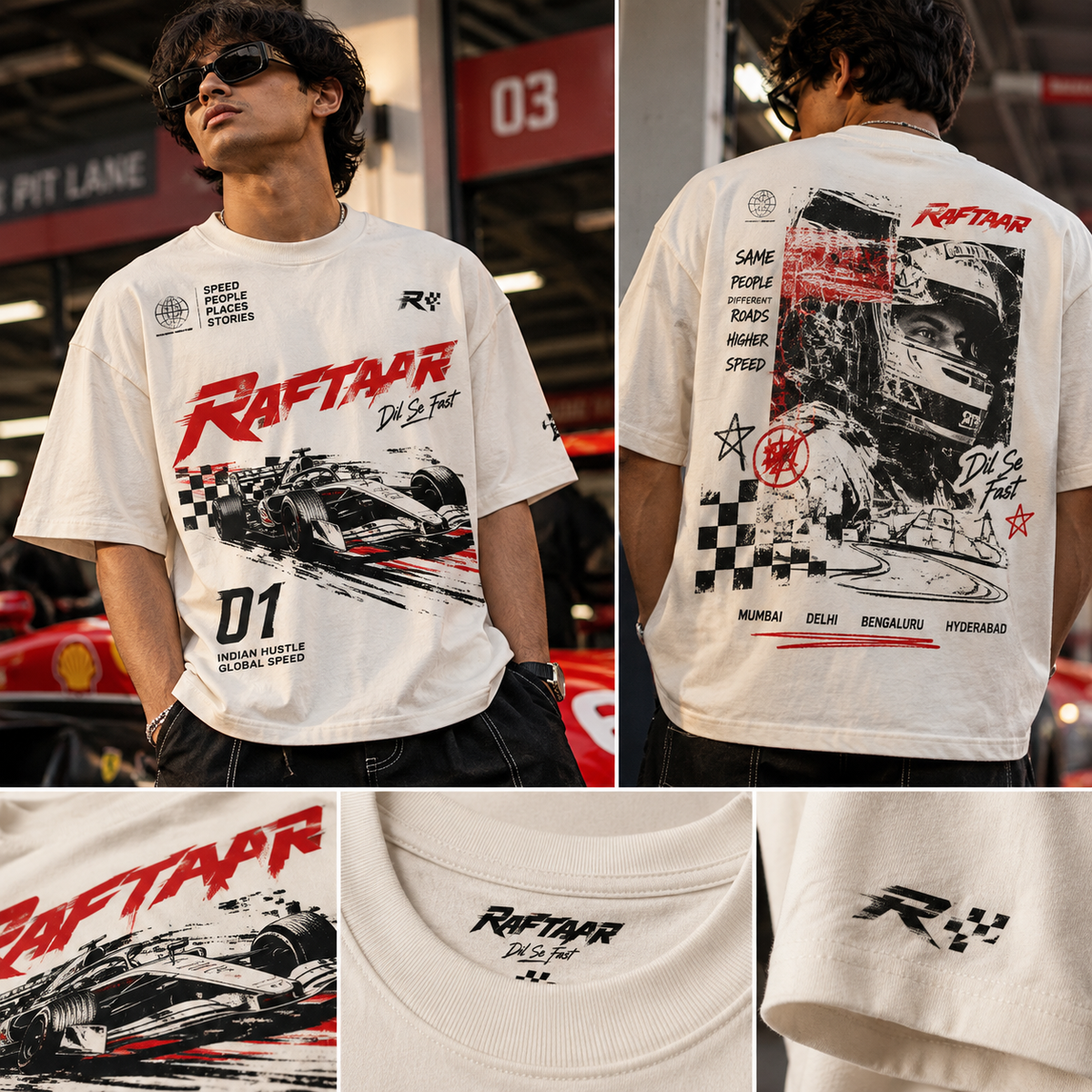 RAFTAAR Racing Club Tee