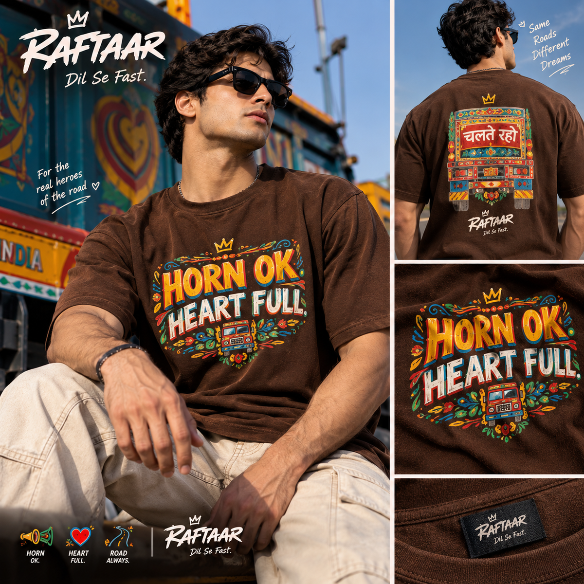Bas Raftaar Vintage Racing Tee