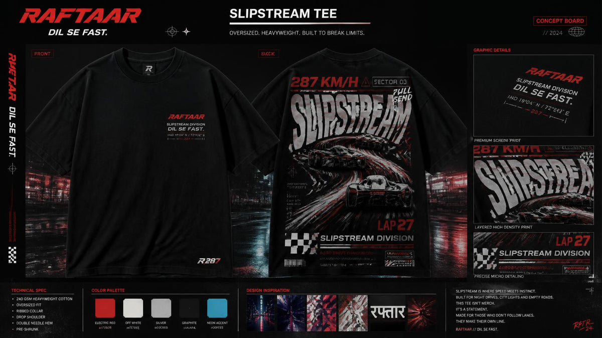 RAFTAAR Slipstream Tee