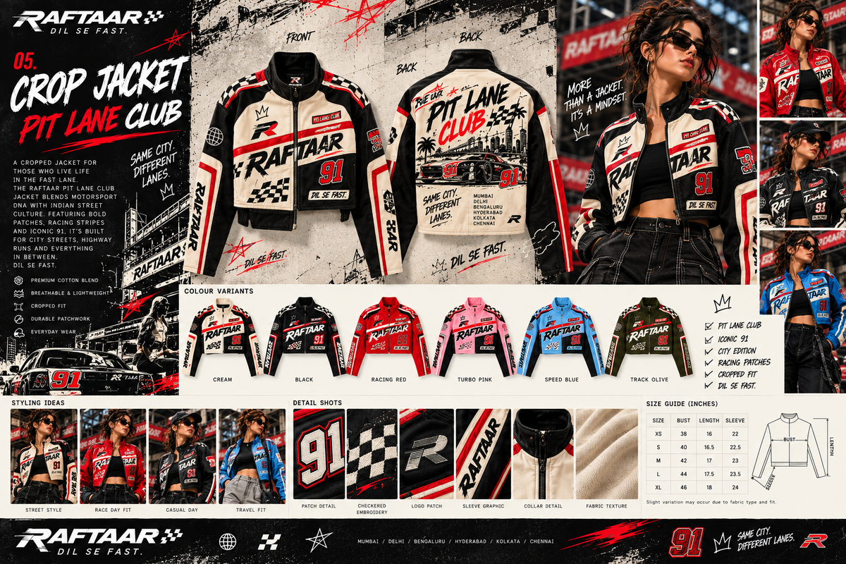 Pitlane Club Crop Jacket