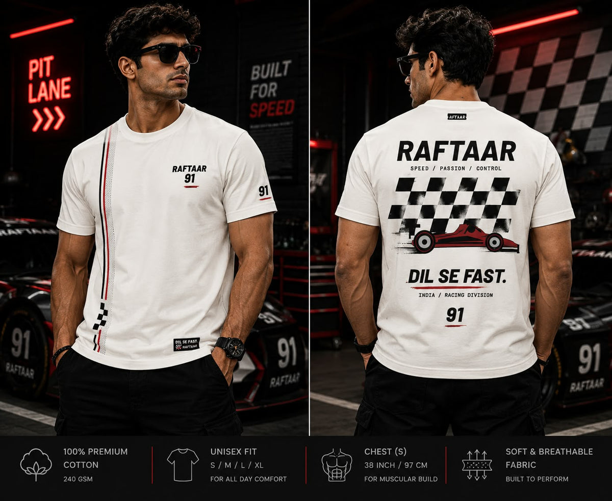 Apni Raftaar Set | F1-Inspired Streetwear Set | Dil Se Fast
