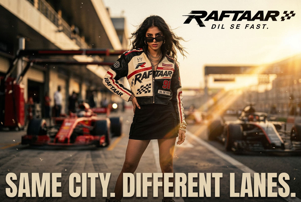 RAFTAAR Hero — Pitlane Club Crop Jacket Styled